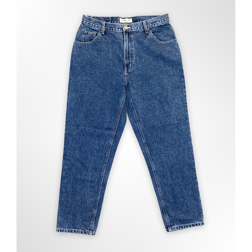 Vintage St Johns Bay Womens Jeans Classic Fit Denim SIze 16P Actual 33x28 Blue